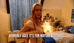 Man Saying Ugly Room Is For Mature Students GIF