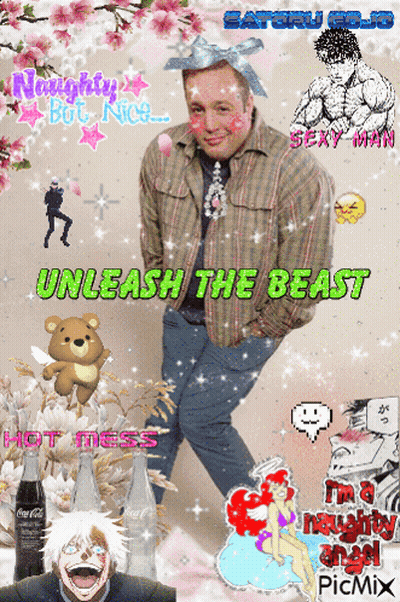 Man Saying Unleash The Beast