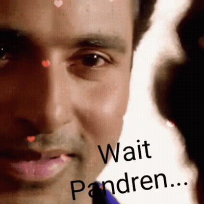 Man Saying Wait Pandren GIF