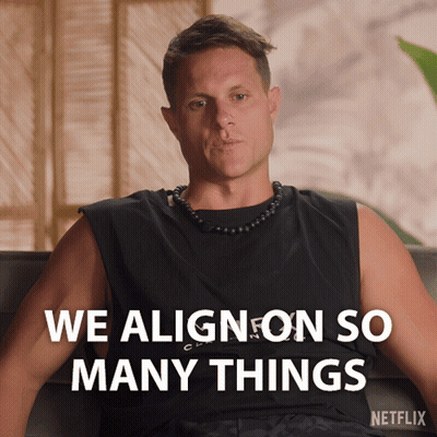 Man Saying We Align On So Many Things GIF