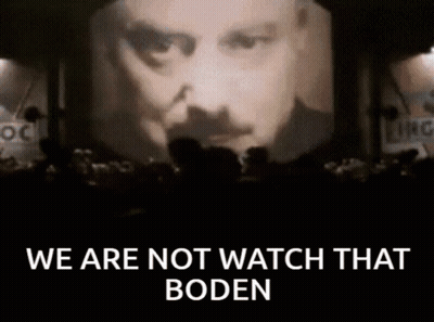 Man Saying We Are Not Watch That Boden GIF