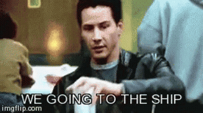 Man Saying We Going To The Ship GIF