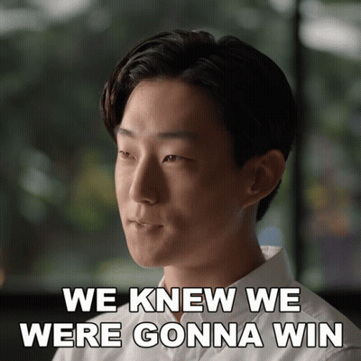 Man Saying We Knew We Were Gonna Win GIF