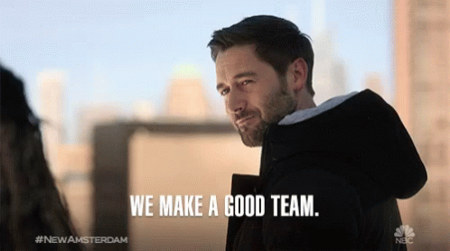 Man Saying We Make A Good Team GIF