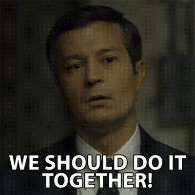 Man Saying We Should Do It Together GIF