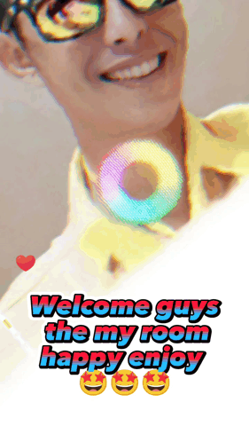 Man Saying Welcome Guys The My Room Happy Enjoy GIF