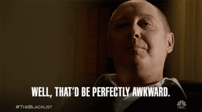Man Saying Well Thatd Be Perfectly Awkward GIF