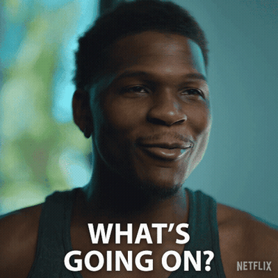Man Saying What's Going On GIF