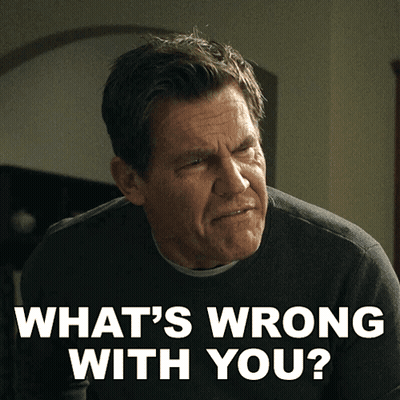 Man Saying What's Wrong With You GIF
