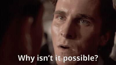 Man Saying Why Isn't It Possible To Another Man GIF