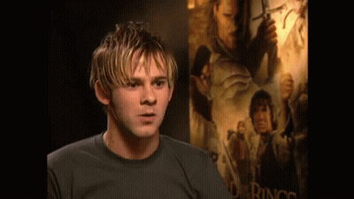 Man Saying Whyyy In Front Of Movie Poster GIF