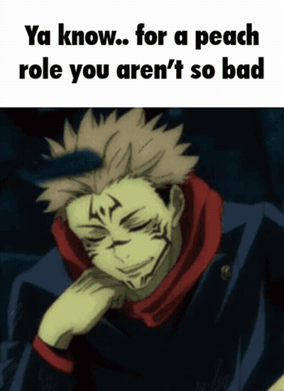 Man Saying Ya Know For A Peach Role You Aren't So Bad GIF