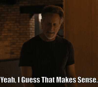 Man Saying Yeah I Guess That Makes Sense GIF
