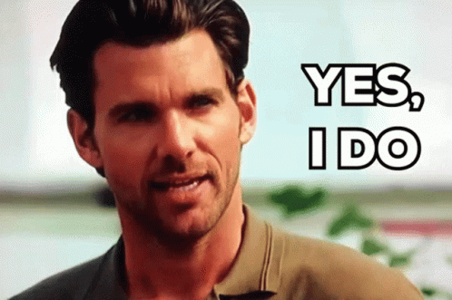 Man Saying Yes Close Up GIF