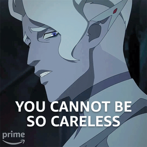 Man Saying You Cannot Be So Careless GIF