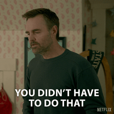 Man Saying You Didn't Have to Do That Netflix Ad