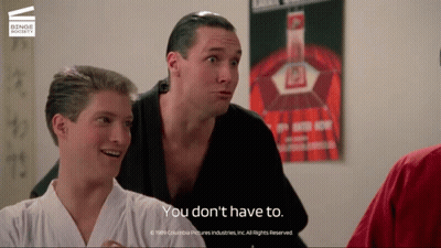 Man Saying You Don't Have To Poster GIF