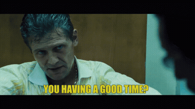 Man Saying You Having A Good Time To Another Man GIF