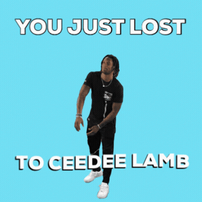Man Saying You Just Lost To CeeDee Lamb GIF