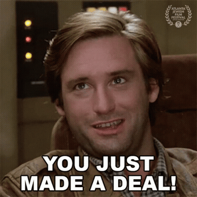 Man Saying You Just Made A Deal At Atlanta Film Festival Award GIF