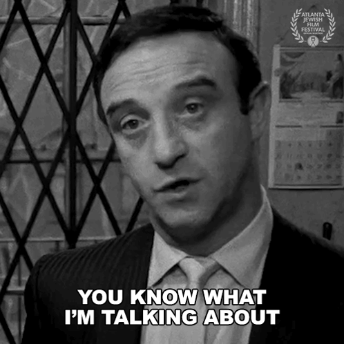 Man Saying You Know What I'm Talking About GIF