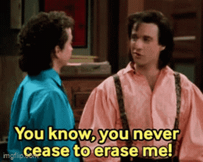 Man Saying You Know You Never Cease To Erase Me To Woman GIF