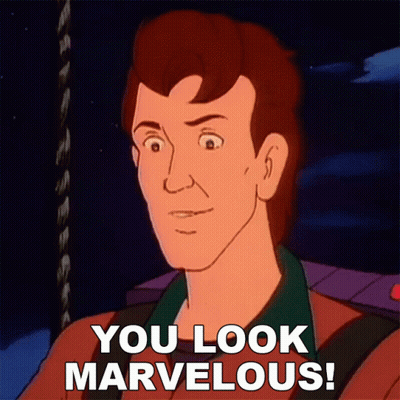 Man Saying You Look Marvelous GIF