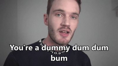 Man Saying You're A Dummy Dum Dum Bum GIF