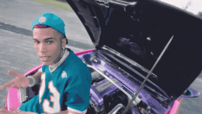 Man Saying You're Broken Too Purple Background GIF