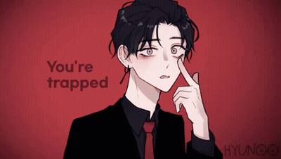 Man Saying You're Trapped GIF
