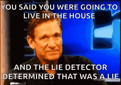 Man Saying You Said You Were Going To Live In The House GIF