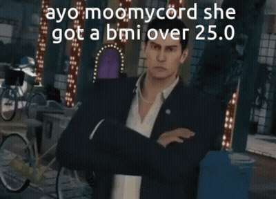 Man Says Ayo Moomycord BMI Over 25.00 Rad GIF