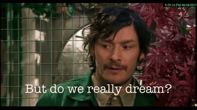 Man Says But Do We Really Dream GIF
