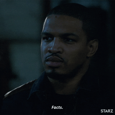 Man Says Facts In Starz Advertisement GIF
