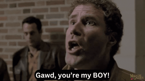 Man Says Gawd You're My Boy In Front Of Another Man GIF