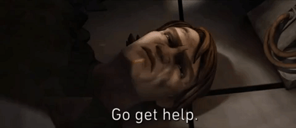 Man Says Go Get Help GIF