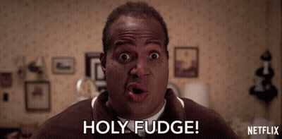 Man Says Holy Fudge On Netflix Ad GIF