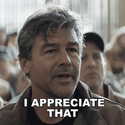 Man Says I Appreciate That In Crowded Room GIF