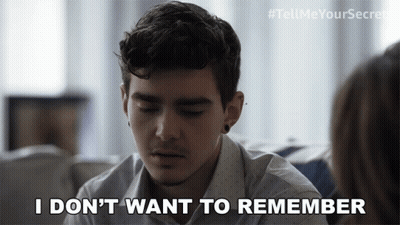 Man Says I Don't Want To Remember GIF
