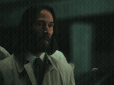 Man Says 'I'm An Angel' In Dark Room GIF
