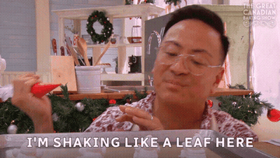 Man Says I'm Shaking Like A Leaf While Cooking GIF