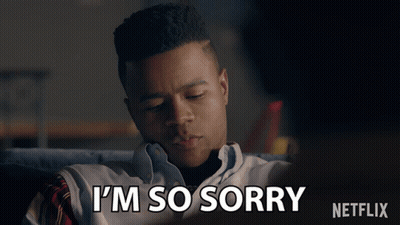 Man Says I'm So Sorry in Netflix Ad