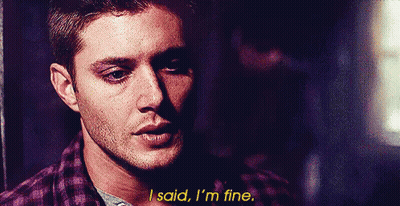 Man Says I Said I'm Fine In Blurry Photo GIF
