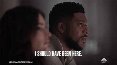 Man Says I Should Have Been Here Looking At Woman GIF