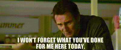 Man Says I Won't Forget What You've Done GIF