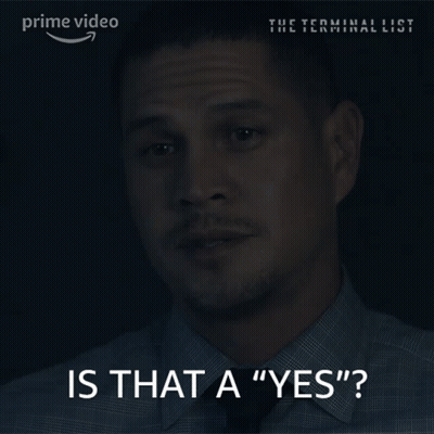 Man Says Is That A Yes In Dark Room GIF