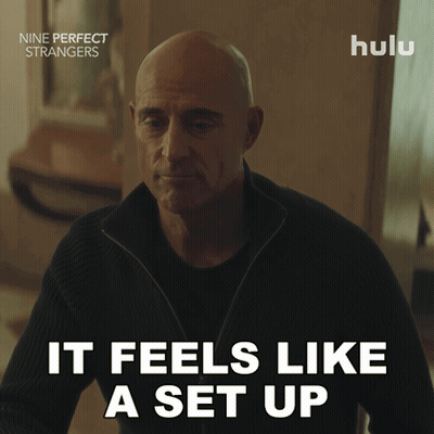 Man Says It Feels Like A Set Up On A Hulu Ad GIF