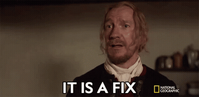 Man Says It Is A Fix On National Geographic Poster GIF