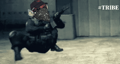 Man Says It's War Going On Dark Room GIF
