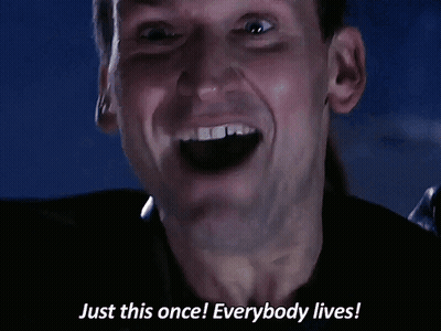 Man Says Just This Once Everybody Lives In A Dark Room GIF